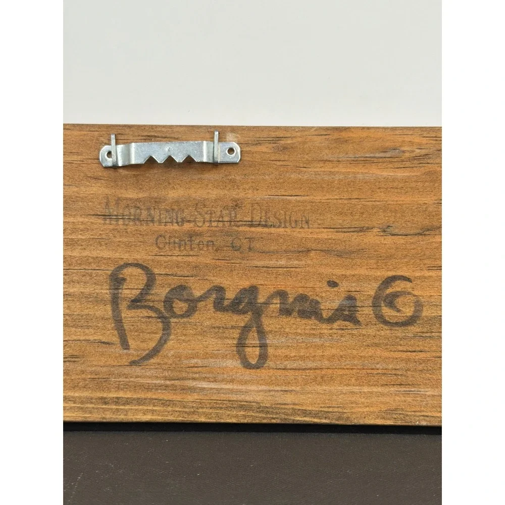 Morning Star Wood Sign To Learn Is Human To Teach Is Divine Borgnis Signed